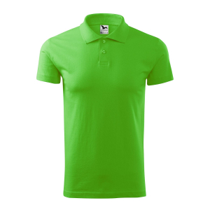 Koszulka Polo męska Single J.202 green apple